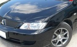 889 р. Комплект широких ресничек Evo V2  Mitsubishi Lancer  9 CS (2003-2009) седан 1-ый рестайлинг, универсал 1-ый рестайлинг, седан 2-ой рестайлинг, универсал 2-ой рестайлинг (Неокрашенные)  с доставкой в г. Пермь. Увеличить фотографию 2