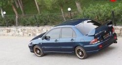 5 399 р. Накладка заднего бампера Sport 2.0  Mitsubishi Lancer  9 CS (2003-2009) седан 1-ый рестайлинг, седан 2-ой рестайлинг (Неокрашенная)  с доставкой в г. Пермь. Увеличить фотографию 2