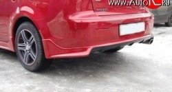 5 299 р. Накладка Zodiak под одинарный выхлоп на задний бампер Mitsubishi Lancer 10 CY седан рестайлинг (2011-2017) (Неокрашенная)  с доставкой в г. Пермь. Увеличить фотографию 5