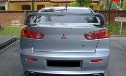 5 299 р. Накладка Zodiak V2 на задний бампер Mitsubishi Lancer 10 CY седан рестайлинг (2011-2017) (Неокрашенная)  с доставкой в г. Пермь. Увеличить фотографию 3