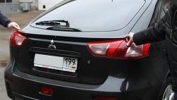 4 199 р. Лип спойлер Sport 5D (хетчбек)  Mitsubishi Lancer  10 CY (2007-2017) хэтчбэк дорестайлинг, хэтчбек 5 дв рестайлинг (Неокрашенный)  с доставкой в г. Пермь. Увеличить фотографию 2