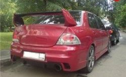 21 999 р. Крышка багажника Evo Mitsubishi Lancer 9 CS седан 1-ый рестайлинг (2003-2005) (Неокрашенная)  с доставкой в г. Пермь. Увеличить фотографию 3