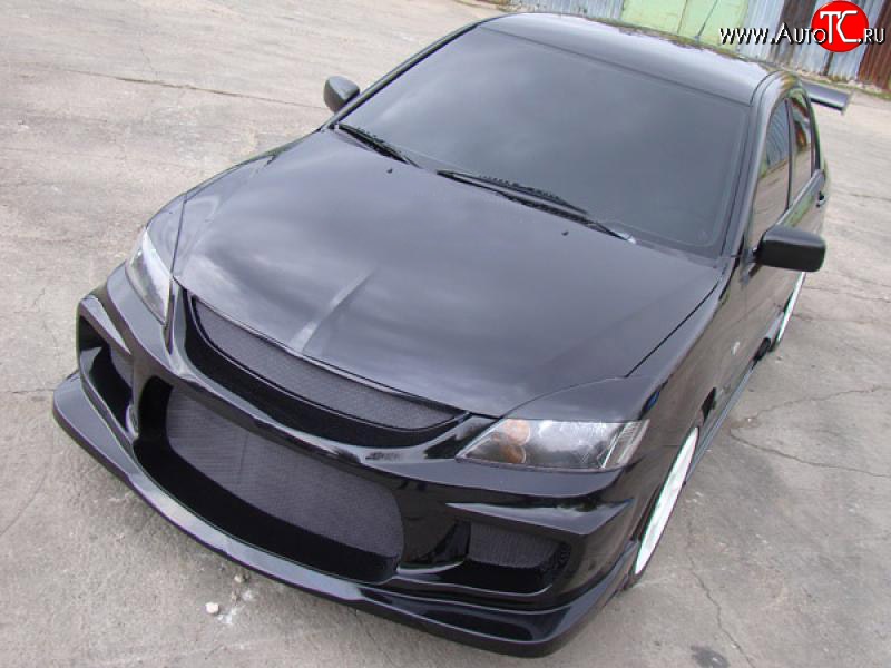 19 999 р. Передний бампер INGS Extreem  Mitsubishi Lancer  9 CS (2003-2009) седан 1-ый рестайлинг, универсал 1-ый рестайлинг, седан 2-ой рестайлинг, универсал 2-ой рестайлинг (Неокрашенный, Без сетки в бампер)  с доставкой в г. Пермь