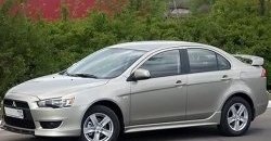 Пороги накладки Сток 2л Mitsubishi Lancer  10 CY (2007-2017) седан дорестайлинг, хэтчбэк дорестайлинг, седан рестайлинг, хэтчбек 5 дв рестайлинг