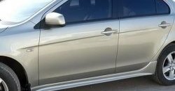 3 699 р. Пороги накладки Сток 2л Mitsubishi Lancer 10 CY седан дорестайлинг (2007-2010) (Неокрашенные)  с доставкой в г. Пермь. Увеличить фотографию 6