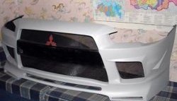 18 999 р. Передний бампер Extreme Mitsubishi Lancer 10 CY седан рестайлинг (2011-2017) (Неокрашенный)  с доставкой в г. Пермь. Увеличить фотографию 2