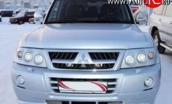 10 599 р. Накладка переднего бампера Sport Mitsubishi Pajero 3 V70 дорестайлинг (1999-2003) (Неокрашенная)  с доставкой в г. Пермь. Увеличить фотографию 2