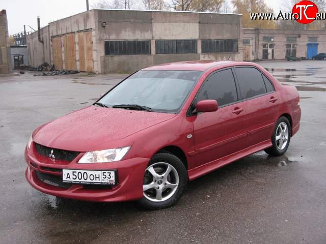 3 399 р. Пороги накладки Mitsubishi Lancer 9 CS универсал 1-ый рестайлинг (2003-2005)  с доставкой в г. Пермь