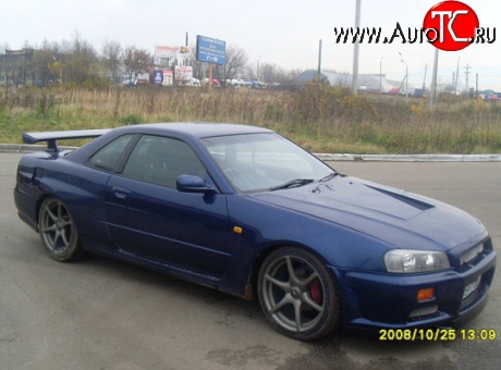 7 899 р. Пороги накладки GTR Nissan Skyline R34 (1999-2002) (Неокрашенные)  с доставкой в г. Пермь