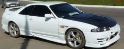 10 549 р. Пороги накладки Drift style Nissan Skyline R33 (1993-1998) (Неокрашенные)  с доставкой в г. Пермь. Увеличить фотографию 2