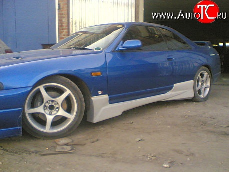 9 549 р. Пороги накладки GTR Nissan Skyline R33 (1993-1998) (Неокрашенные)  с доставкой в г. Пермь