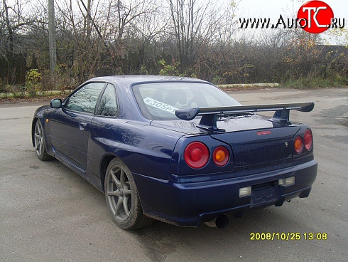 7 899 р. Задний бампер GTR Nissan Skyline R34 (1999-2002) (Неокрашенный)  с доставкой в г. Пермь