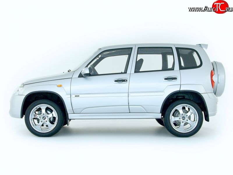 4 199 р. Комплект накладок на двери Dakar Chevrolet Niva 2123 рестайлинг (2009-2020) (Неокрашенные)  с доставкой в г. Пермь