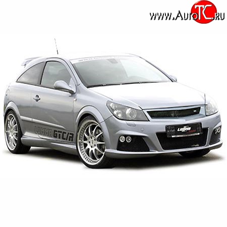 2 499 р. Решётка радиатора Lumma 2 Opel Astra H GTC хэтчбек 3 дв. дорестайлинг (2004-2006) (Неокрашенная)  с доставкой в г. Пермь