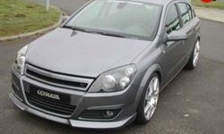 5 999 р. Решётка радиатора Luxemaul Opel Astra H хэтчбек 5дв дорестайлинг (2004-2007) (Неокрашенная)  с доставкой в г. Пермь. Увеличить фотографию 2