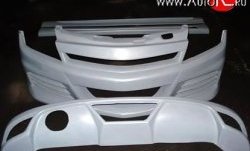 10 499 р. Передний бампер Rieger Opel Astra H универсал рестайлинг (2007-2015) (Неокрашенный)  с доставкой в г. Пермь. Увеличить фотографию 2