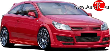 3 649 р. Решётка радиатора Sport (дорестайлинг) Opel Astra H GTC хэтчбек 3 дв. дорестайлинг (2004-2006)  с доставкой в г. Пермь