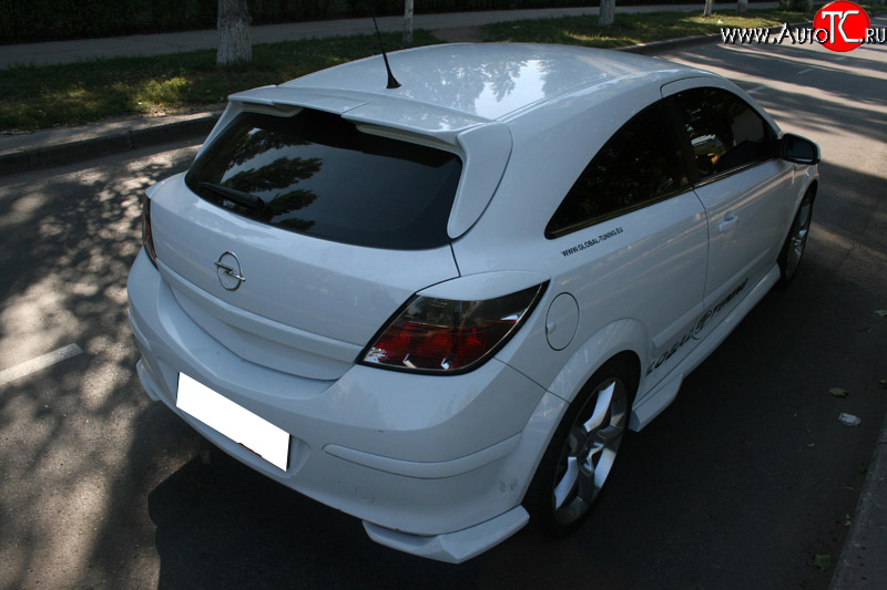 1 299 р. Комплект накладок задних фонарей Global Tuning  Opel Astra  H GTC (2004-2011) хэтчбек 3 дв. дорестайлинг, хэтчбек 3 дв. рестайлинг (Неокрашенные)  с доставкой в г. Пермь