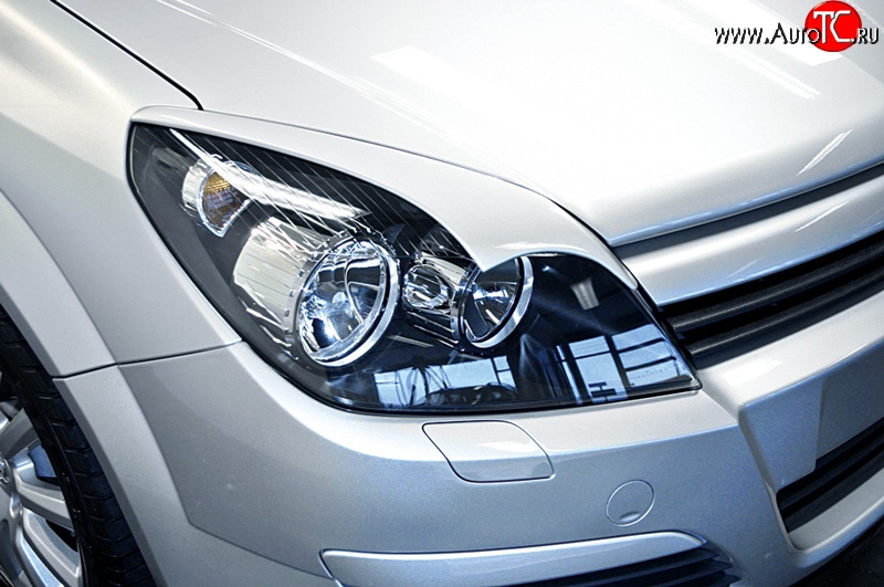 969 р. Реснички Elegance Opel Astra H хэтчбек 5дв дорестайлинг (2004-2007) (Неокрашенные)  с доставкой в г. Пермь