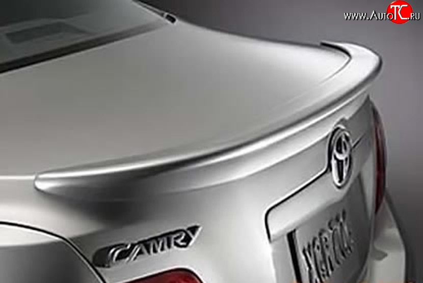 4 749 р. Лип спойлер SARONA Toyota Camry XV40 рестайлинг (2009-2011) (Неокрашенный)  с доставкой в г. Пермь