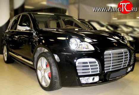 1 379 р. Реснички Magnum Style Porsche Cayenne 955 (2002-2006) (Неокрашенные)  с доставкой в г. Пермь