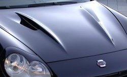 21 699 р. Пластиковый капот Techart Magnum I Porsche Cayenne 955 (2002-2006) (Неокрашенный)  с доставкой в г. Пермь. Увеличить фотографию 2