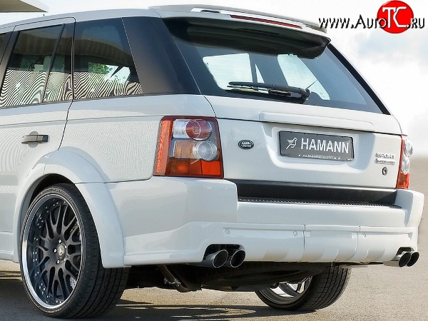 17 899 р. Накладка HAMMAN на задний бампер  Land Rover Range Rover Sport  1 L320 (2005-2009) дорестайлинг (Неокрашенная)  с доставкой в г. Пермь