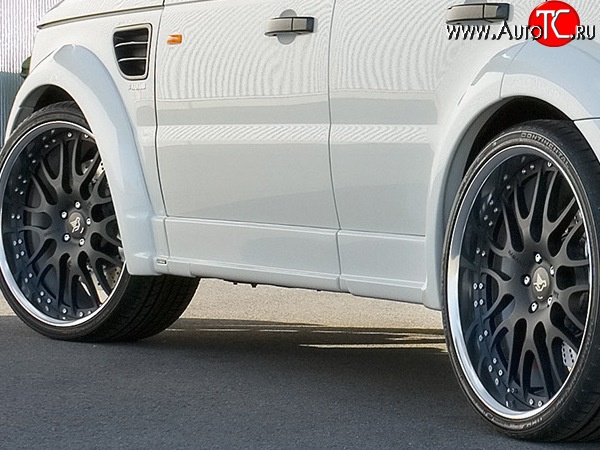 23 899 р. Пороги накладки HAMMAN  Land Rover Range Rover Sport  1 L320 (2005-2009) дорестайлинг (Неокрашенные)  с доставкой в г. Пермь