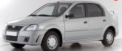 4 249 р. Передний бампер Классик 2 Renault Logan 1 дорестайлинг (2004-2010) (Неокрашенный)  с доставкой в г. Пермь. Увеличить фотографию 2