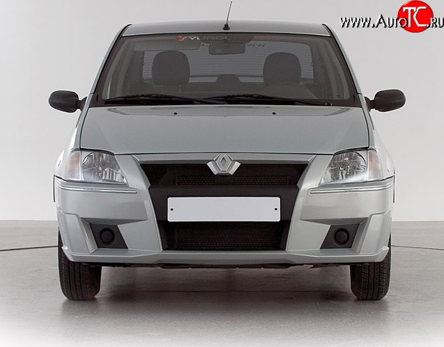 4 249 р. Передний бампер Классик 2 Renault Logan 1 дорестайлинг (2004-2010) (Неокрашенный)  с доставкой в г. Пермь