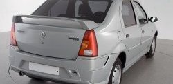 2 649 р. Спойлер Классик 2 Renault Logan 1 дорестайлинг (2004-2010) (Неокрашенный)  с доставкой в г. Пермь. Увеличить фотографию 2
