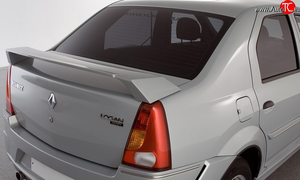 2 649 р. Спойлер Классик 2 Renault Logan 1 дорестайлинг (2004-2010) (Неокрашенный)  с доставкой в г. Пермь