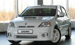 Передний бампер Power DM Renault Logan  1 (2004-2010) дорестайлинг