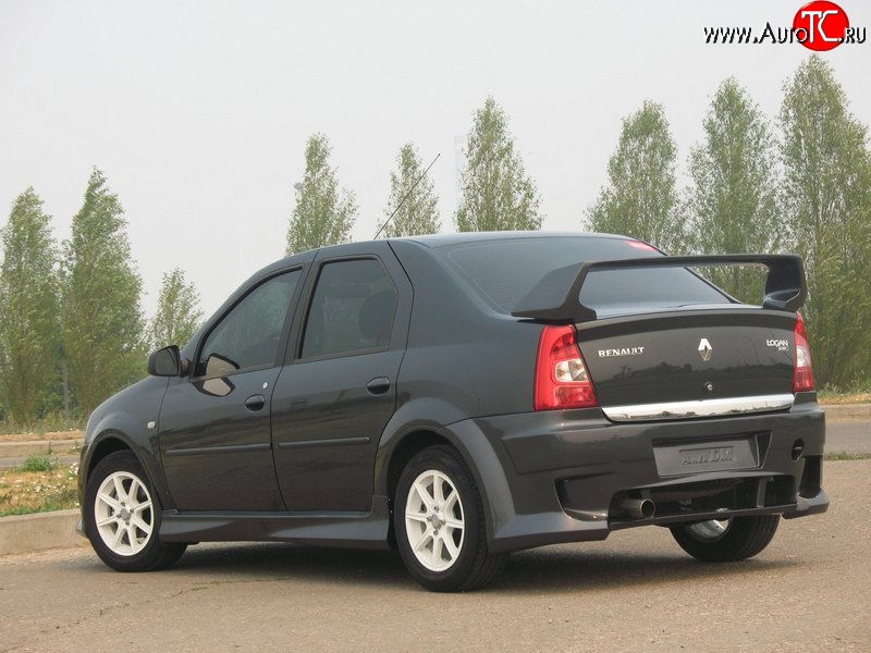 6 499 р. Спойлер Power DM 2  Renault Logan  1 (2010-2016) рестайлинг (Неокрашенный)  с доставкой в г. Пермь