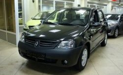 2 999 р. Передний бампер SAT Renault Logan 1 дорестайлинг (2004-2010) (Неокрашенный)  с доставкой в г. Пермь. Увеличить фотографию 3