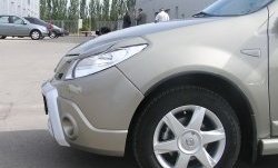 9 799 р. Передний бампер Kart RS Renault Sandero (BS) (2009-2014) (Неокрашенный)  с доставкой в г. Пермь. Увеличить фотографию 2