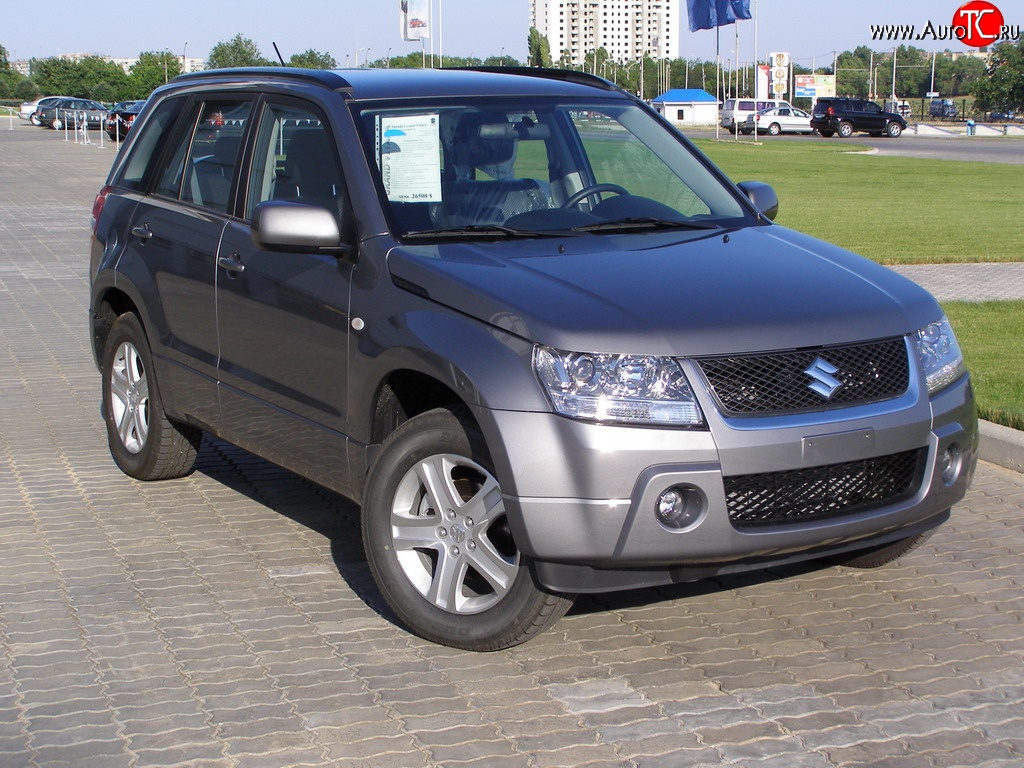 13 199 р. Передний бампер Standart Suzuki Grand Vitara JT 3 двери дорестайлинг (2005-2008)  с доставкой в г. Пермь