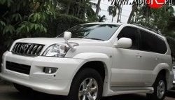 14 149 р. Пороги накладки Original Design Toyota Land Cruiser Prado J120 (2002-2009) (Неокрашенные)  с доставкой в г. Пермь. Увеличить фотографию 2