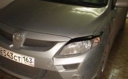 739 р. Реснички Elegance  Toyota Corolla  E150 (2006-2010) седан дорестайлинг (Неокрашенные)  с доставкой в г. Пермь. Увеличить фотографию 2