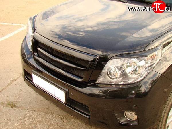 7 849 р. Решётка радиатора JAOS  Toyota Land Cruiser Prado  J150 (2009-2013) дорестайлинг (Неокрашенная)  с доставкой в г. Пермь