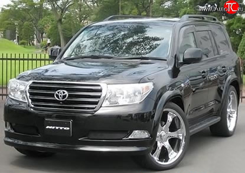 27 649 р. Передний бампер ELFORD Toyota Land Cruiser 200 дорестайлинг (2007-2012) (Неокрашенный)  с доставкой в г. Пермь