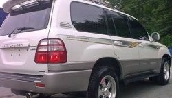 8 949 р. Спойлер Sport со стоп-сигналом Toyota Land Cruiser 100 дорестайлинг (1998-2002) (Неокрашенный)  с доставкой в г. Пермь. Увеличить фотографию 2