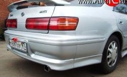 4 849 р. Накладка Concept на задний бампер Toyota Mark 2 X100 седан (1996-2000) (Неокрашенная)  с доставкой в г. Пермь. Увеличить фотографию 2