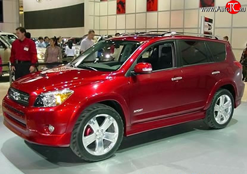 9 599 р. Пороги накладки ORIGINAL Toyota RAV4 XA305 5 дв. дорестайлинг (2005-2009) (Неокрашенные)  с доставкой в г. Пермь
