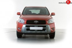 2 899 р. Накладка переднего бампера Toyota RAV4 XA305 5 дв. дорестайлинг (2005-2009) (Неокрашенная)  с доставкой в г. Пермь. Увеличить фотографию 2
