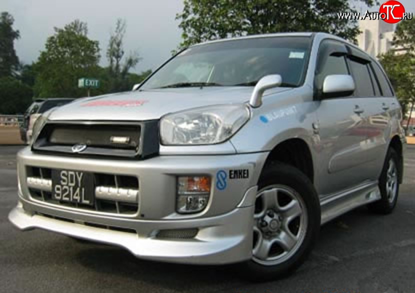 8 949 р. Накладка переднего бампера Sport Toyota RAV4 CA20 3 дв. дорестайлинг (2000-2003) (Неокрашенная)  с доставкой в г. Пермь