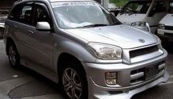 8 949 р. Накладка переднего бампера Sport Toyota RAV4 CA20 3 дв. дорестайлинг (2000-2003) (Неокрашенная)  с доставкой в г. Пермь. Увеличить фотографию 2