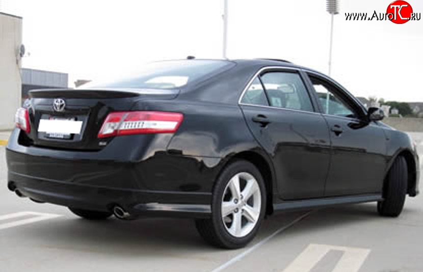 8 949 р. Накладка заднего бампера Sport Edition Toyota Camry XV40 рестайлинг (2009-2011) (Неокрашенная)  с доставкой в г. Пермь