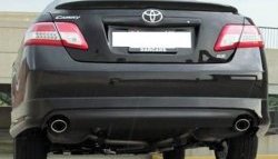 8 949 р. Накладка заднего бампера Sport Edition Toyota Camry XV40 рестайлинг (2009-2011) (Неокрашенная)  с доставкой в г. Пермь. Увеличить фотографию 2