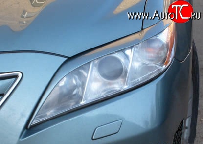 2 549 р. Реснички Sport Edition рестайлинг (09-11) Toyota Camry XV40 рестайлинг (2009-2011) (Неокрашенные)  с доставкой в г. Пермь
